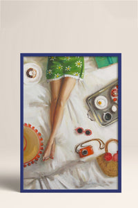 HOMEPACK Ahşap Çerçeveli Tablo Çerçeveli Poster Sanatsal Modern Duvar Dekoru BEK-8255