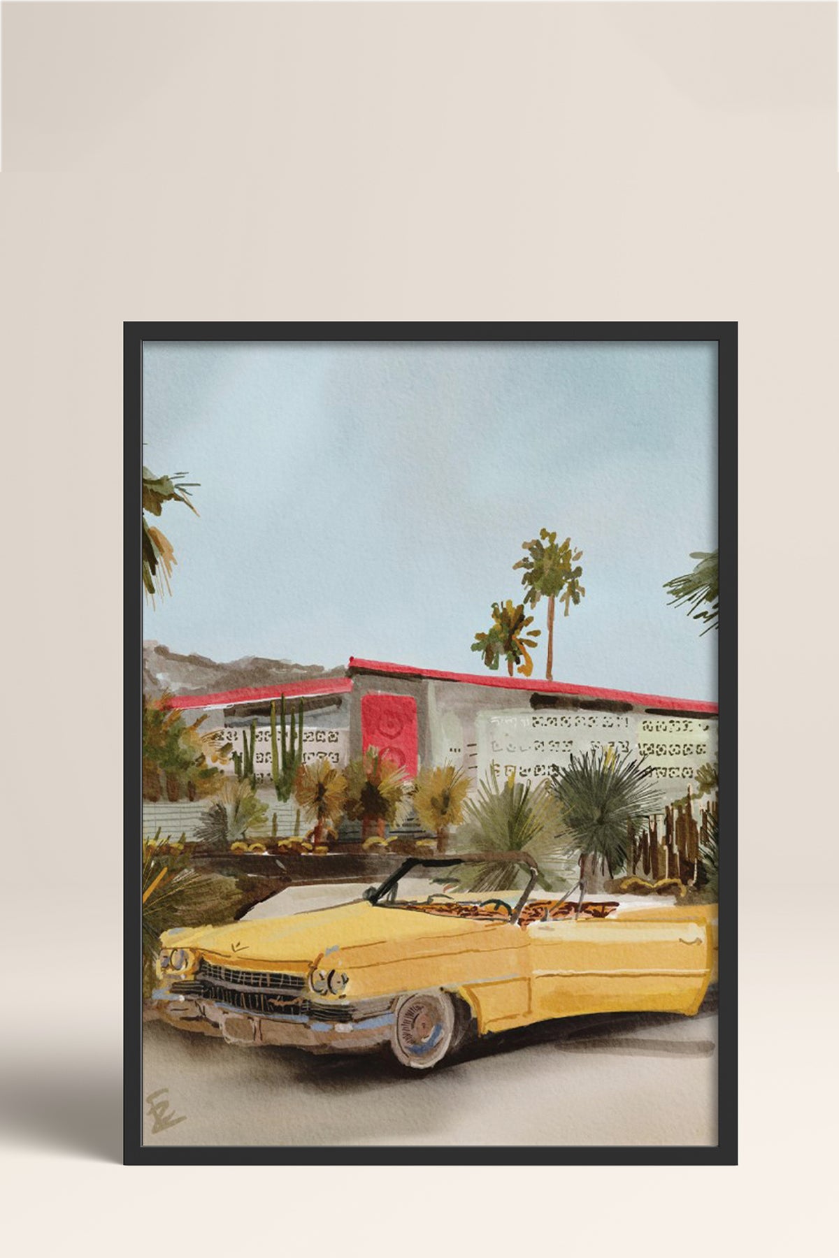 HOMEPACK Ahşap Çerçeveli Tablo Çerçeveli Poster Sanatsal Modern Duvar Dekoru BEK-8256