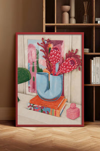 HOMEPACK Ahşap Çerçeveli Tablo Çerçeveli Poster Sanatsal Modern Duvar Dekoru BEK-8257