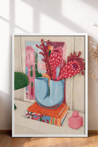 HOMEPACK Ahşap Çerçeveli Tablo Çerçeveli Poster Sanatsal Modern Duvar Dekoru BEK-8257
