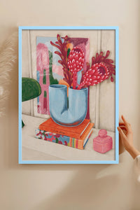 HOMEPACK Ahşap Çerçeveli Tablo Çerçeveli Poster Sanatsal Modern Duvar Dekoru BEK-8257