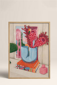HOMEPACK Ahşap Çerçeveli Tablo Çerçeveli Poster Sanatsal Modern Duvar Dekoru BEK-8257