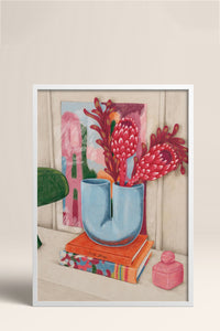 HOMEPACK Ahşap Çerçeveli Tablo Çerçeveli Poster Sanatsal Modern Duvar Dekoru BEK-8257
