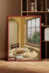 HOMEPACK Ahşap Çerçeveli Tablo Çerçeveli Poster Sanatsal Modern Duvar Dekoru BEK-8258