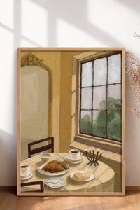 HOMEPACK Ahşap Çerçeveli Tablo Çerçeveli Poster Sanatsal Modern Duvar Dekoru BEK-8258
