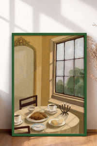 HOMEPACK Ahşap Çerçeveli Tablo Çerçeveli Poster Sanatsal Modern Duvar Dekoru BEK-8258