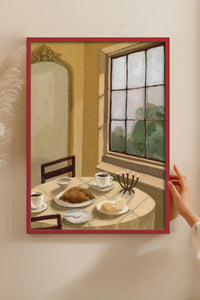 HOMEPACK Ahşap Çerçeveli Tablo Çerçeveli Poster Sanatsal Modern Duvar Dekoru BEK-8258
