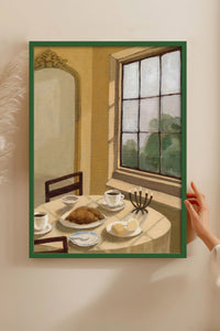 HOMEPACK Ahşap Çerçeveli Tablo Çerçeveli Poster Sanatsal Modern Duvar Dekoru BEK-8258
