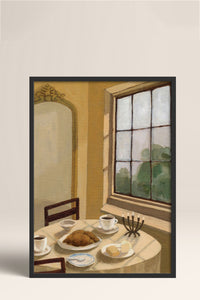 HOMEPACK Ahşap Çerçeveli Tablo Çerçeveli Poster Sanatsal Modern Duvar Dekoru BEK-8258