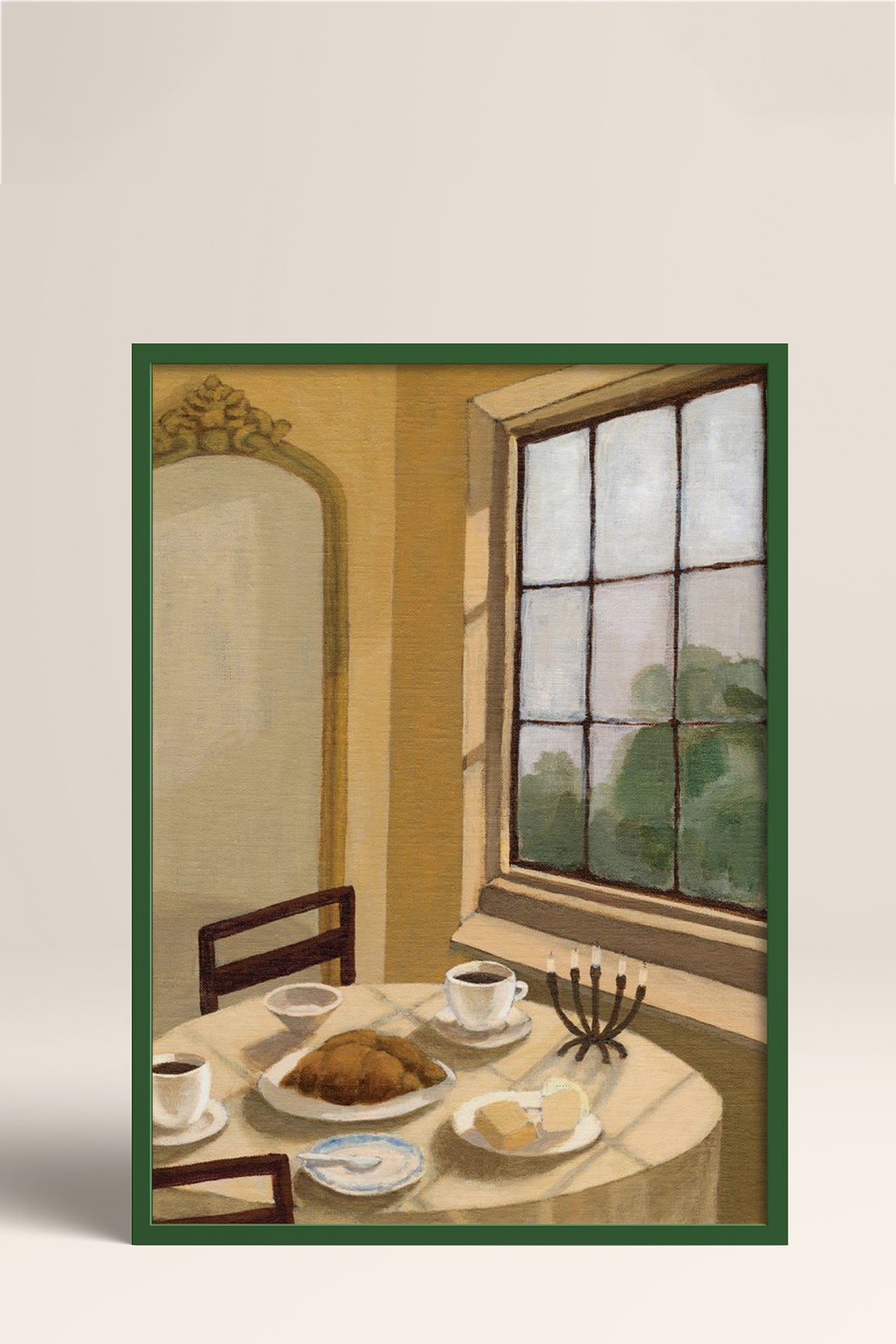 HOMEPACK Ahşap Çerçeveli Tablo Çerçeveli Poster Sanatsal Modern Duvar Dekoru BEK-8258