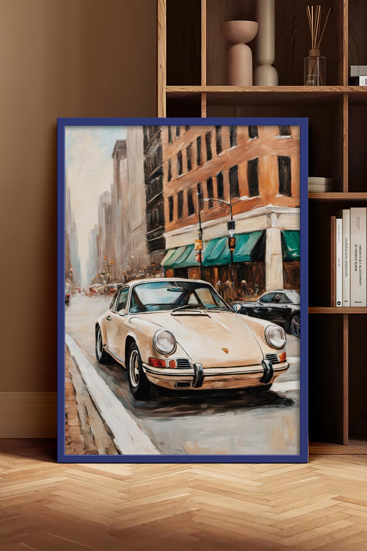 HOMEPACK Ahşap Çerçeveli Tablo Çerçeveli Poster Sanatsal Modern Duvar Dekoru BEK-8259