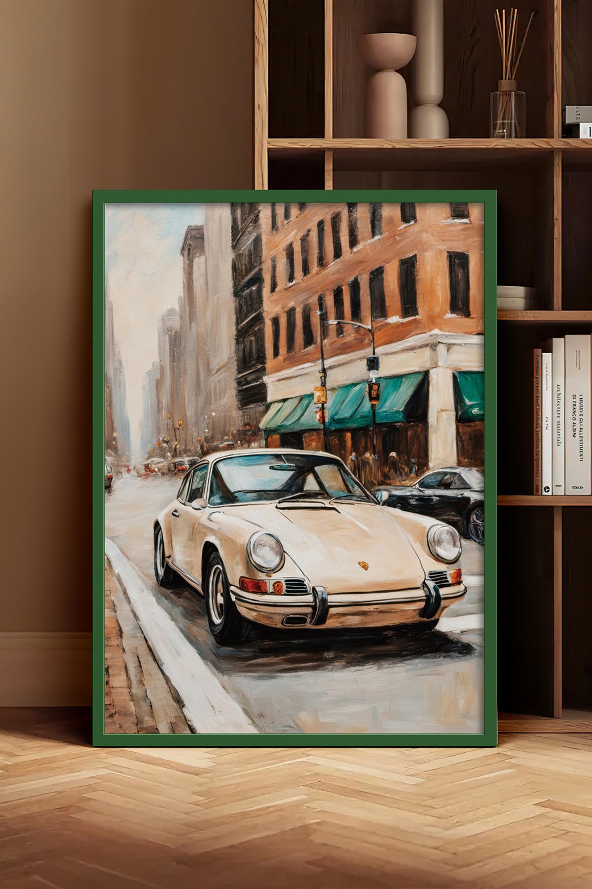 HOMEPACK Ahşap Çerçeveli Tablo Çerçeveli Poster Sanatsal Modern Duvar Dekoru BEK-8259