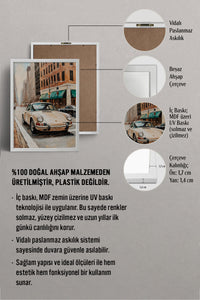 HOMEPACK Ahşap Çerçeveli Tablo Çerçeveli Poster Sanatsal Modern Duvar Dekoru BEK-8259