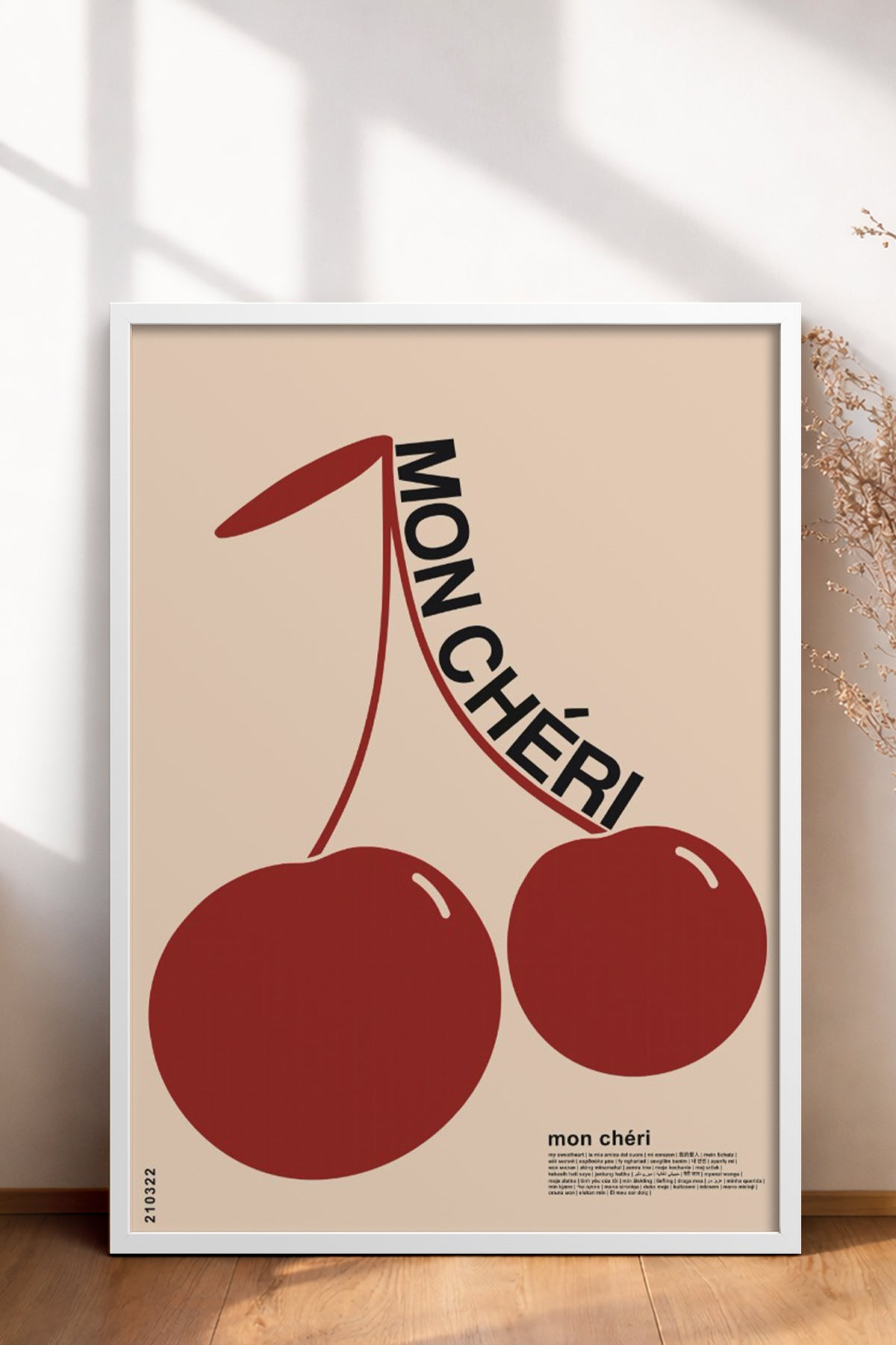HOMEPACK Ahşap Çerçeveli Tablo Çerçeveli Poster Sanatsal Modern Duvar Dekoru BEK-8260