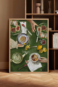 HOMEPACK Ahşap Çerçeveli Tablo Çerçeveli Poster Sanatsal Modern Duvar Dekoru BEK-8261