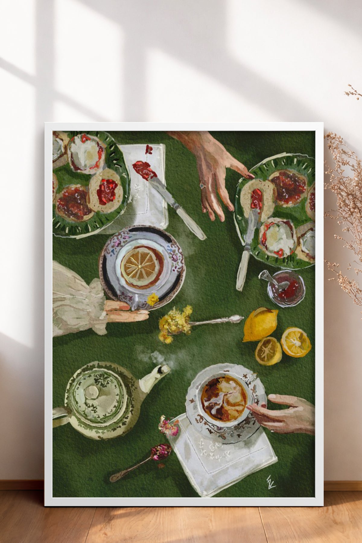 HOMEPACK Ahşap Çerçeveli Tablo Çerçeveli Poster Sanatsal Modern Duvar Dekoru BEK-8261