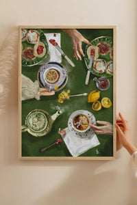 HOMEPACK Ahşap Çerçeveli Tablo Çerçeveli Poster Sanatsal Modern Duvar Dekoru BEK-8261