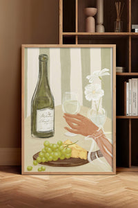 HOMEPACK Ahşap Çerçeveli Tablo Çerçeveli Poster Sanatsal Modern Duvar Dekoru BEK-8262