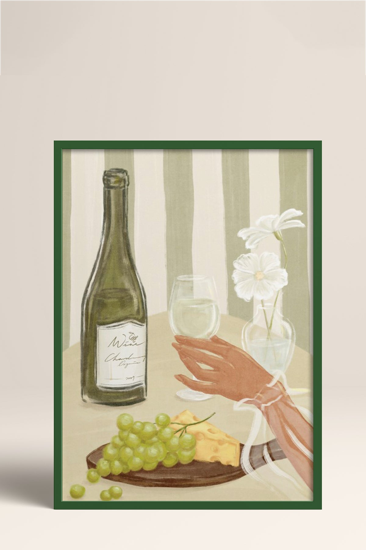 HOMEPACK Ahşap Çerçeveli Tablo Çerçeveli Poster Sanatsal Modern Duvar Dekoru BEK-8262