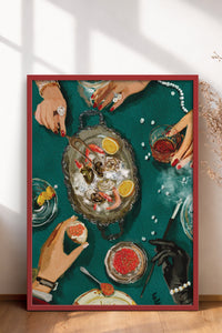 HOMEPACK Ahşap Çerçeveli Tablo Çerçeveli Poster Sanatsal Modern Duvar Dekoru BEK-8263