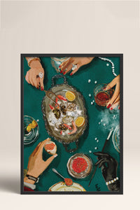 HOMEPACK Ahşap Çerçeveli Tablo Çerçeveli Poster Sanatsal Modern Duvar Dekoru BEK-8263