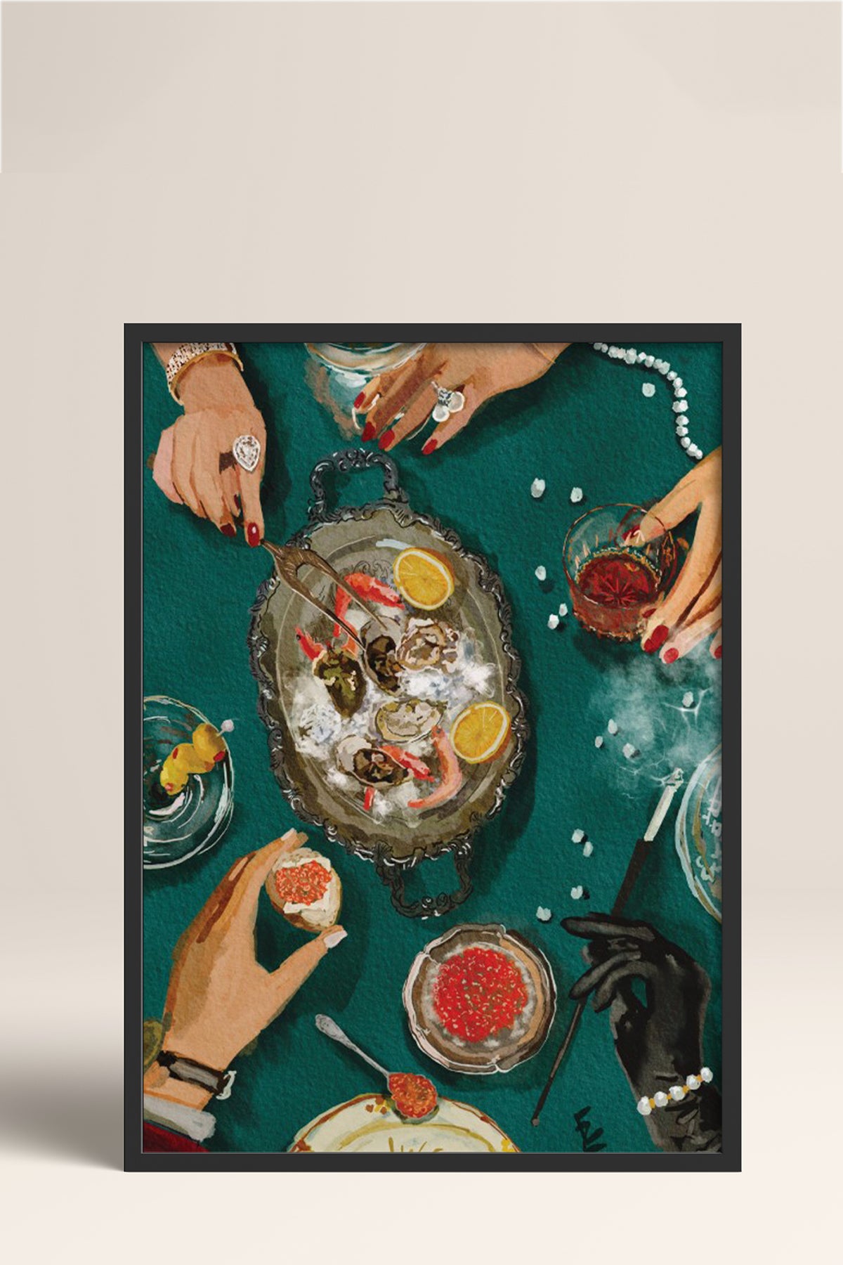 HOMEPACK Ahşap Çerçeveli Tablo Çerçeveli Poster Sanatsal Modern Duvar Dekoru BEK-8263