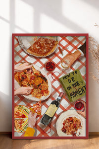 HOMEPACK Ahşap Çerçeveli Tablo Çerçeveli Poster Sanatsal Modern Duvar Dekoru BEK-8264