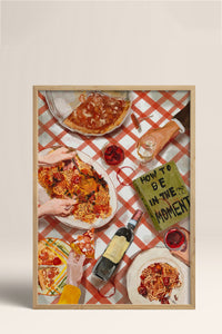 HOMEPACK Ahşap Çerçeveli Tablo Çerçeveli Poster Sanatsal Modern Duvar Dekoru BEK-8264
