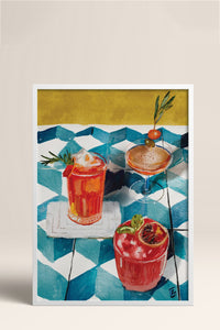 HOMEPACK Ahşap Çerçeveli Tablo Çerçeveli Poster Sanatsal Modern Duvar Dekoru BEK-8265