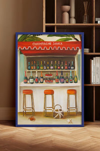 HOMEPACK Ahşap Çerçeveli Tablo Çerçeveli Poster Sanatsal Modern Duvar Dekoru BEK-8266