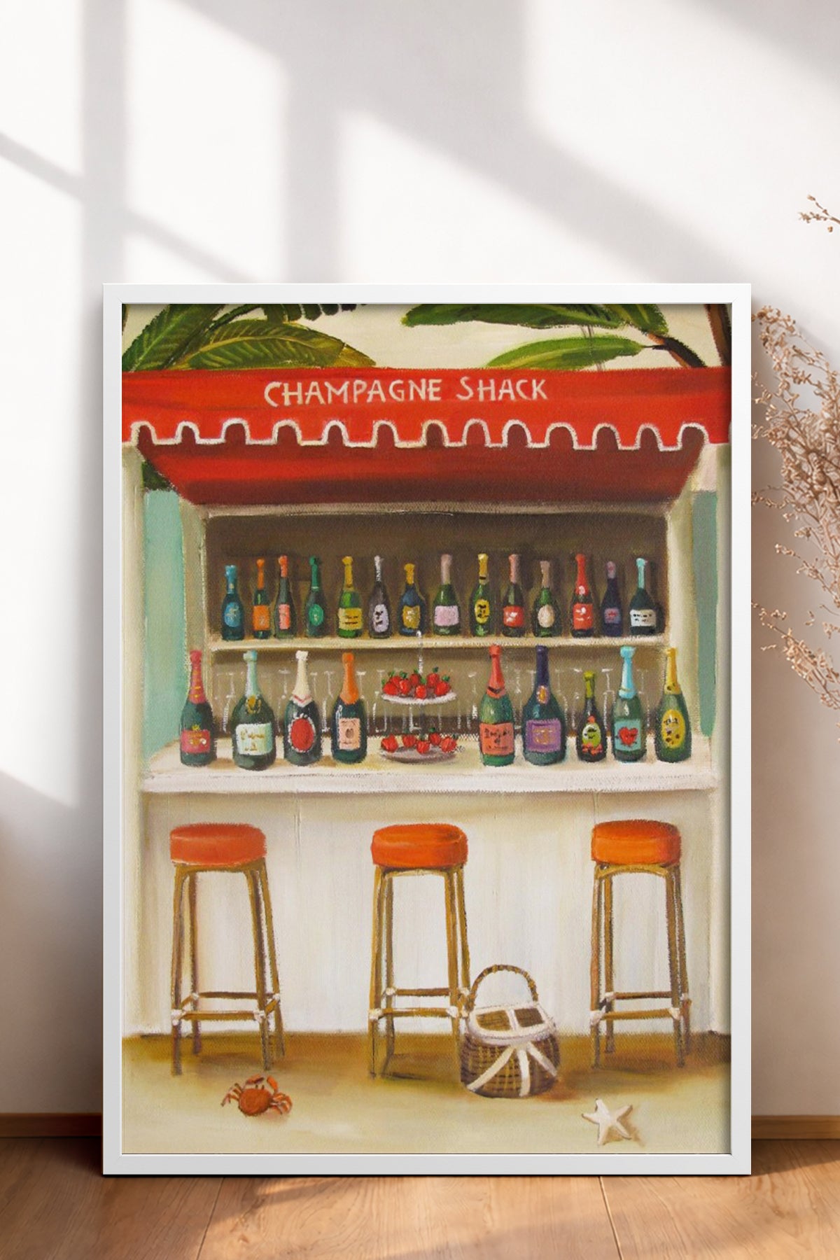 HOMEPACK Ahşap Çerçeveli Tablo Çerçeveli Poster Sanatsal Modern Duvar Dekoru BEK-8266