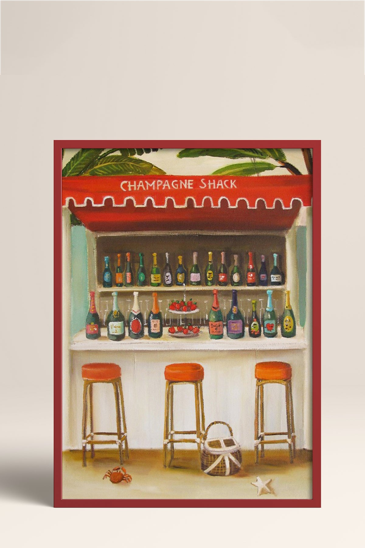 HOMEPACK Ahşap Çerçeveli Tablo Çerçeveli Poster Sanatsal Modern Duvar Dekoru BEK-8266