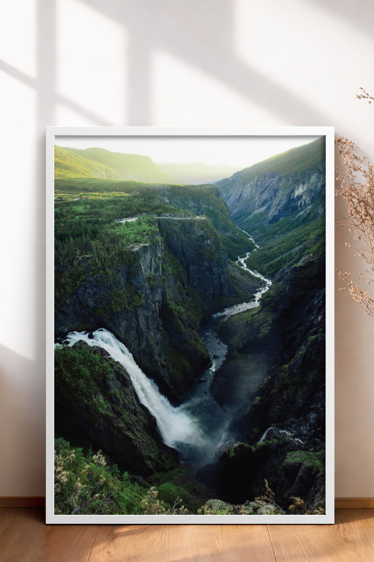 HOMEPACK Ahşap Çerçeveli Tablo Çerçeveli Poster Sanatsal Modern Duvar Dekoru BEK-8267