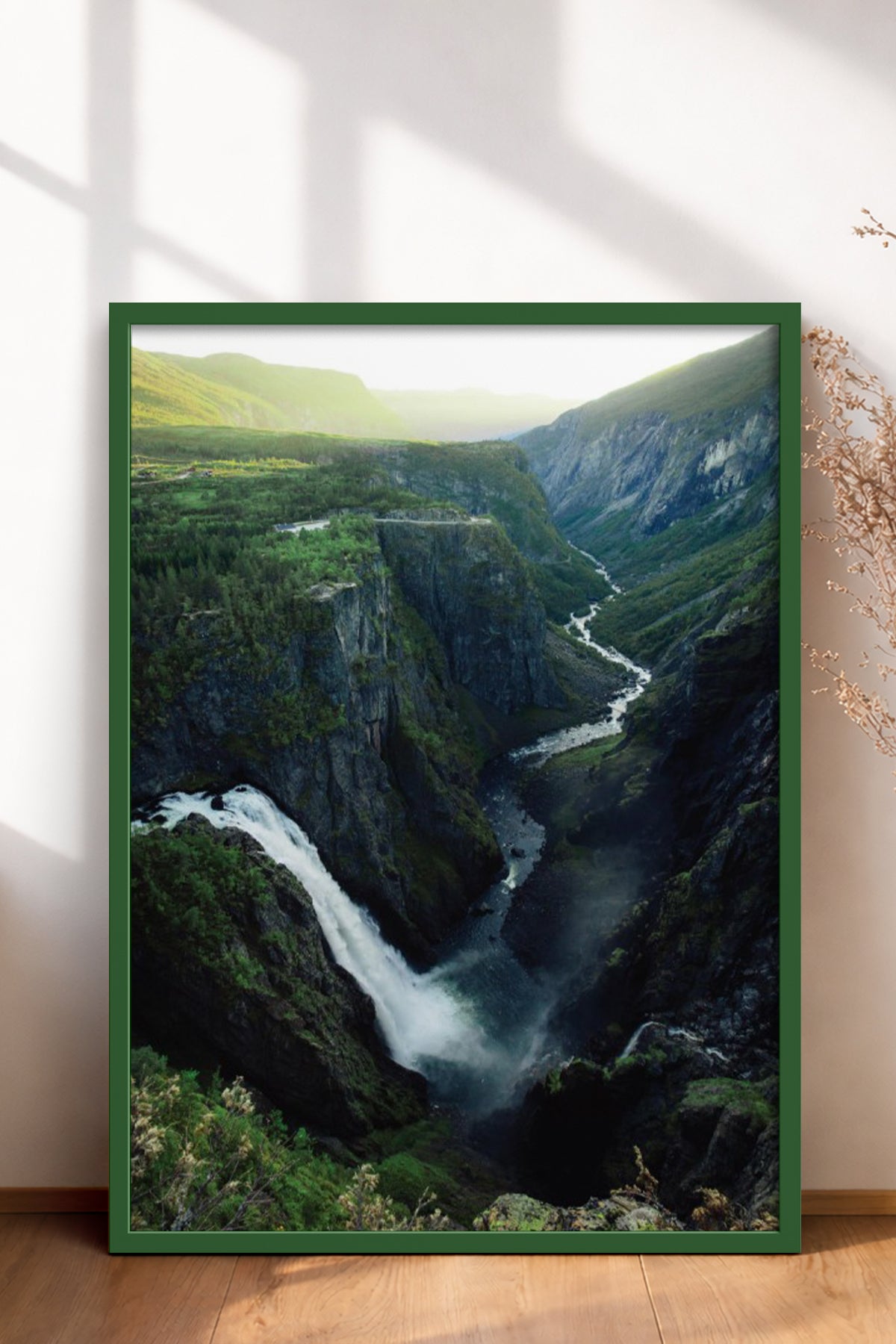 HOMEPACK Ahşap Çerçeveli Tablo Çerçeveli Poster Sanatsal Modern Duvar Dekoru BEK-8267