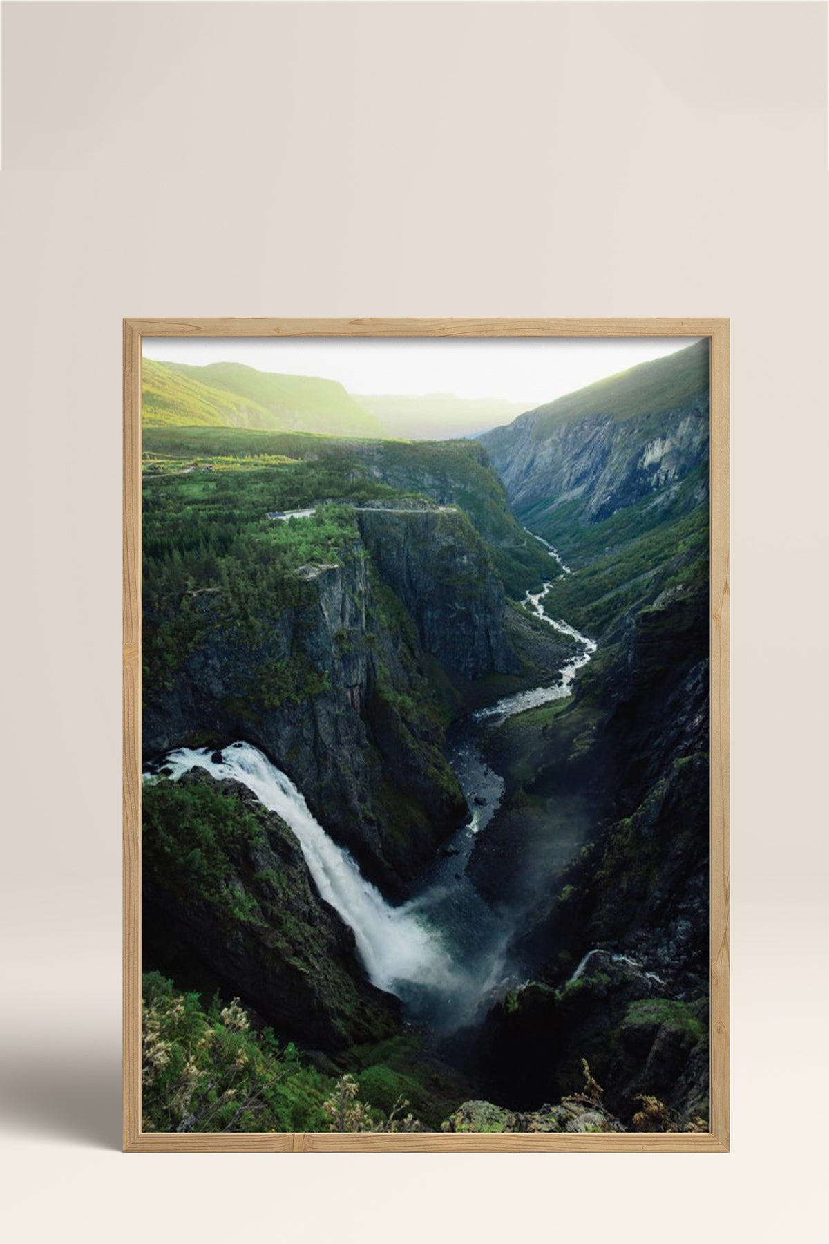 HOMEPACK Ahşap Çerçeveli Tablo Çerçeveli Poster Sanatsal Modern Duvar Dekoru BEK-8267