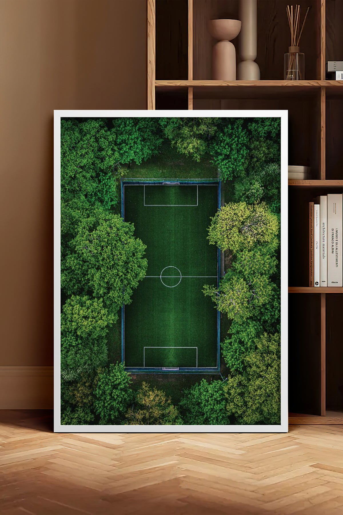 HOMEPACK Ahşap Çerçeveli Tablo Çerçeveli Poster Sanatsal Modern Duvar Dekoru BEK-8268
