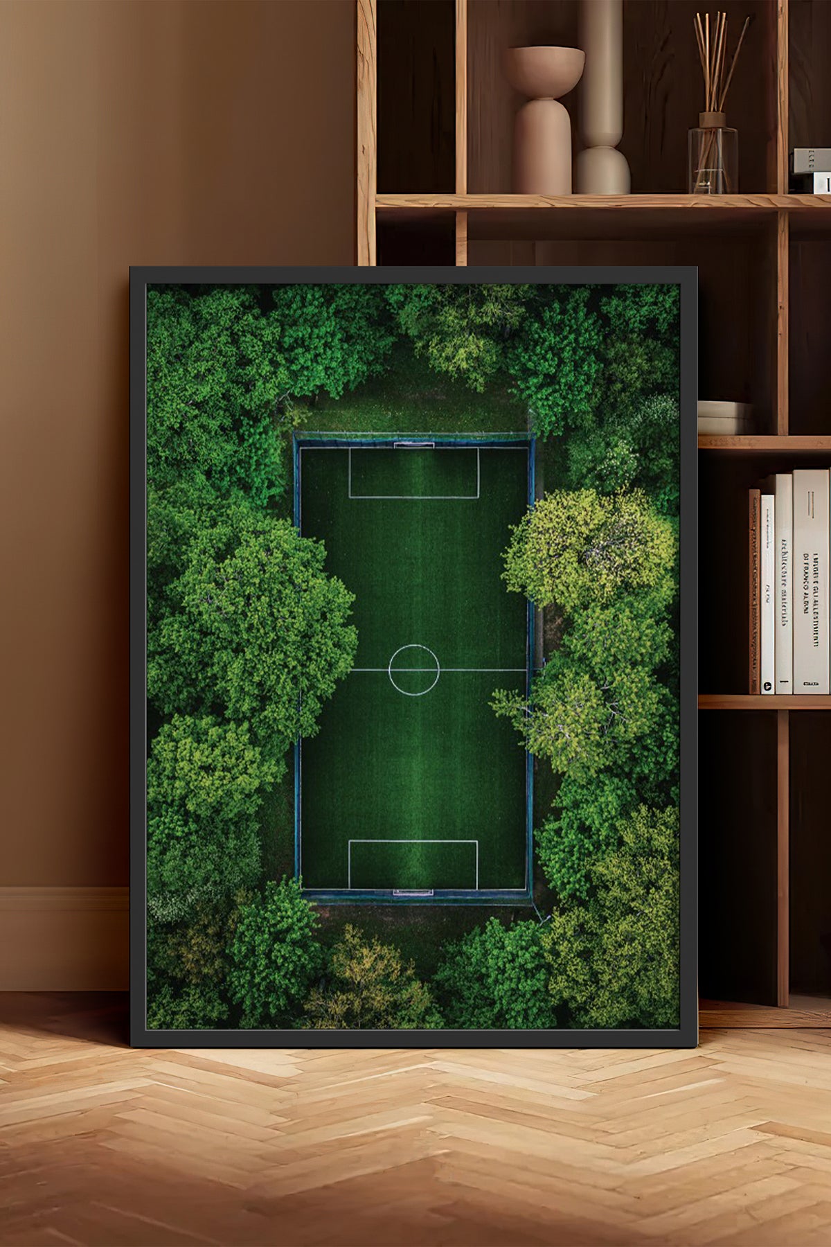 HOMEPACK Ahşap Çerçeveli Tablo Çerçeveli Poster Sanatsal Modern Duvar Dekoru BEK-8268