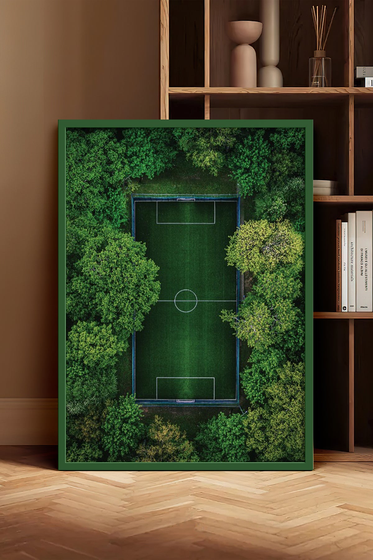 HOMEPACK Ahşap Çerçeveli Tablo Çerçeveli Poster Sanatsal Modern Duvar Dekoru BEK-8268