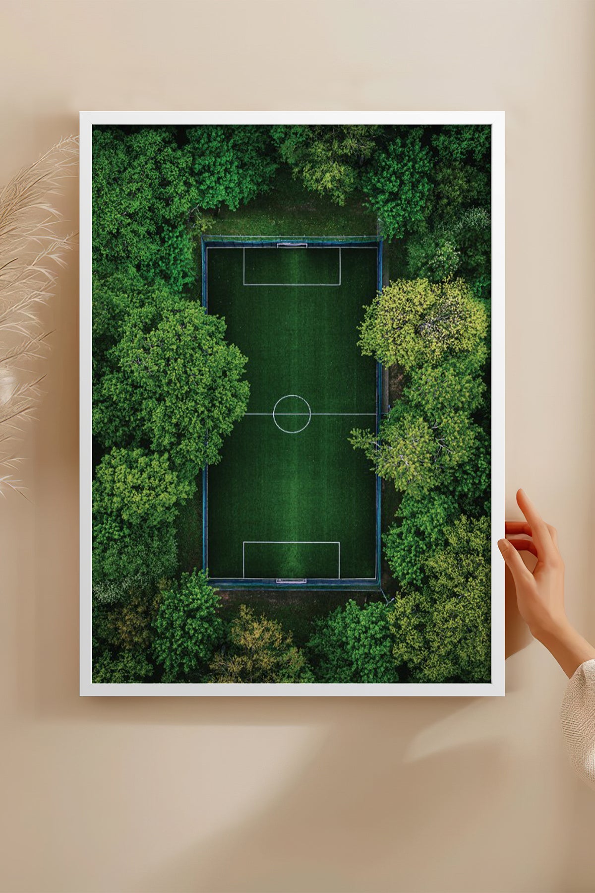 HOMEPACK Ahşap Çerçeveli Tablo Çerçeveli Poster Sanatsal Modern Duvar Dekoru BEK-8268
