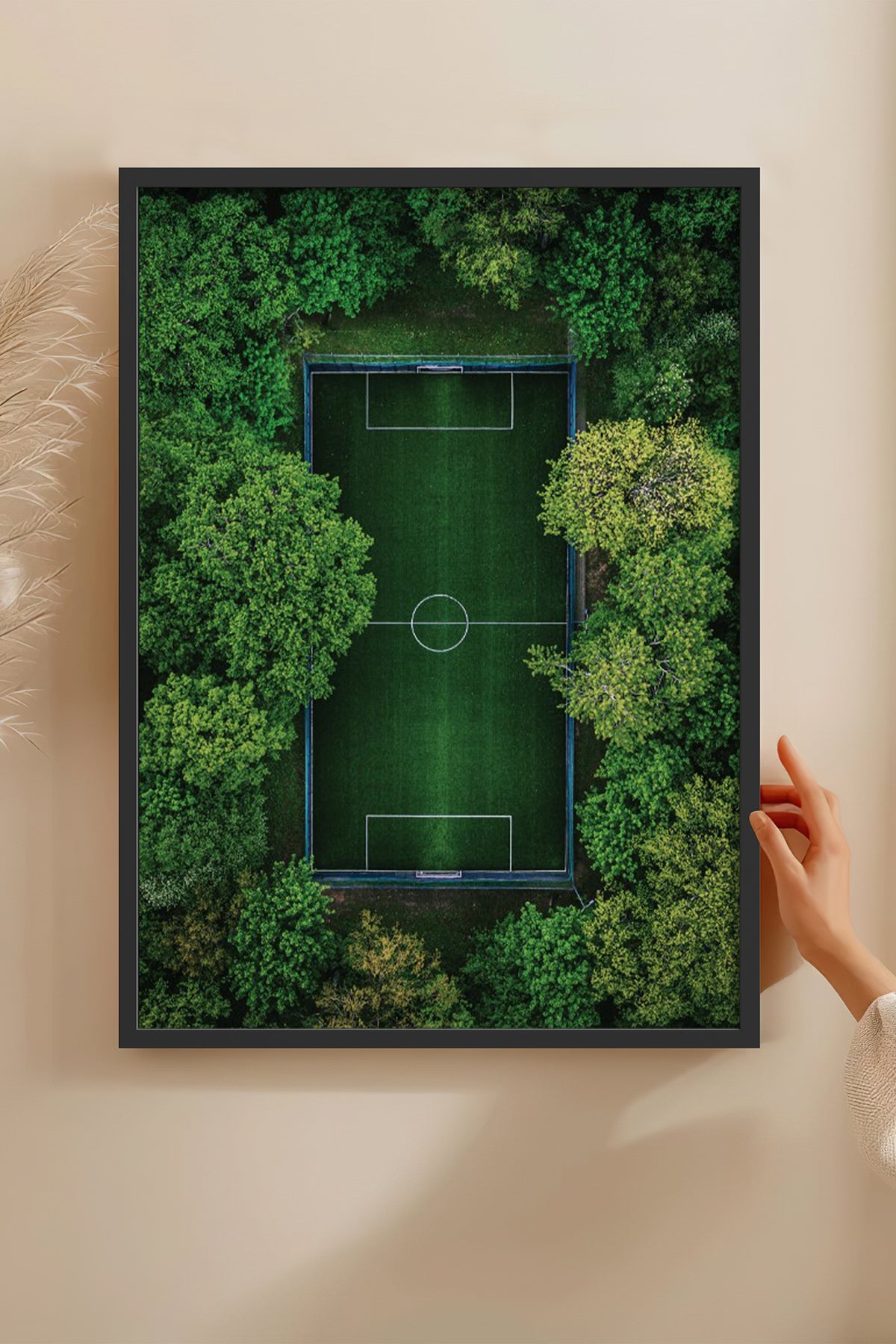 HOMEPACK Ahşap Çerçeveli Tablo Çerçeveli Poster Sanatsal Modern Duvar Dekoru BEK-8268