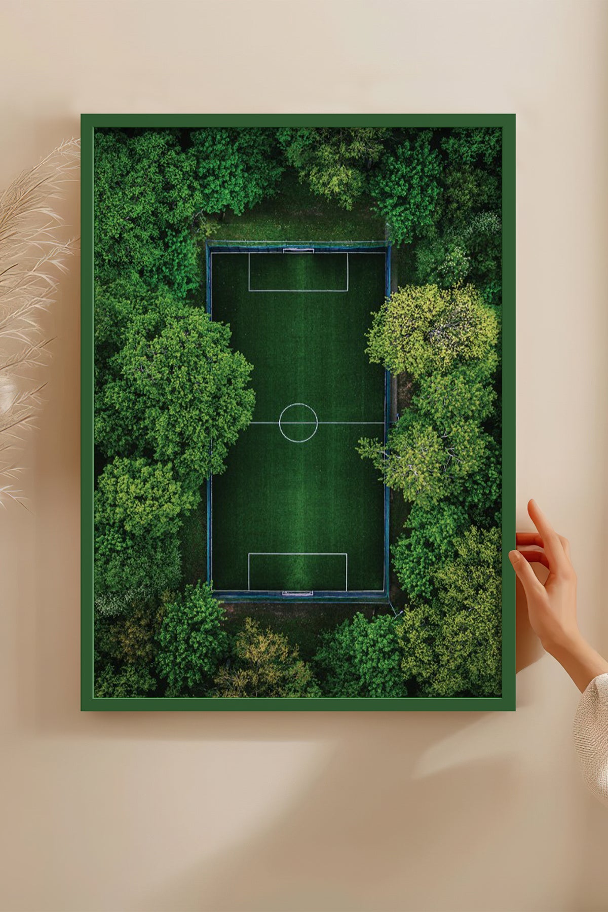 HOMEPACK Ahşap Çerçeveli Tablo Çerçeveli Poster Sanatsal Modern Duvar Dekoru BEK-8268