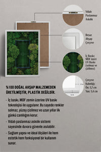 HOMEPACK Ahşap Çerçeveli Tablo Çerçeveli Poster Sanatsal Modern Duvar Dekoru BEK-8268