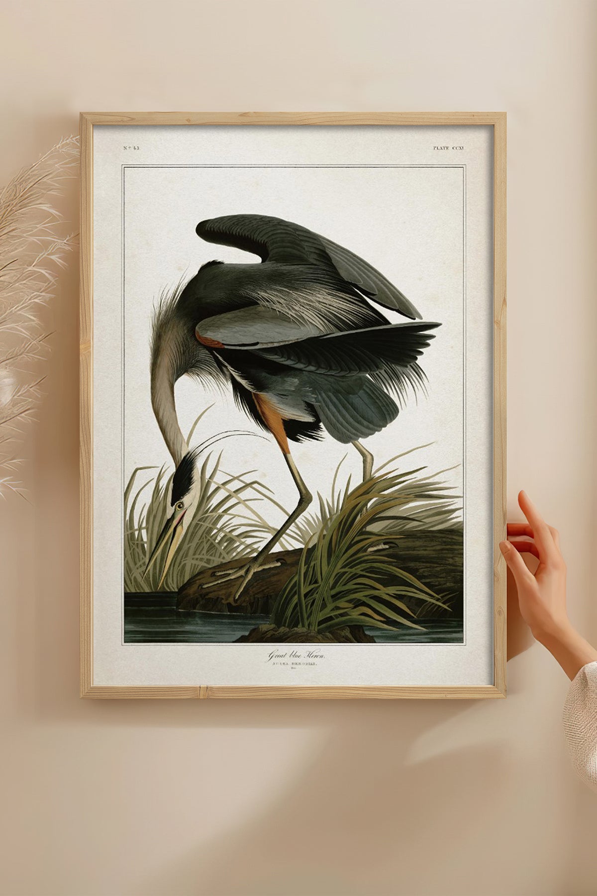 HOMEPACK Ahşap Çerçeveli Tablo Çerçeveli Poster Sanatsal Modern Duvar Dekoru BEK-8269