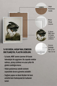 HOMEPACK Ahşap Çerçeveli Tablo Çerçeveli Poster Sanatsal Modern Duvar Dekoru BEK-8269