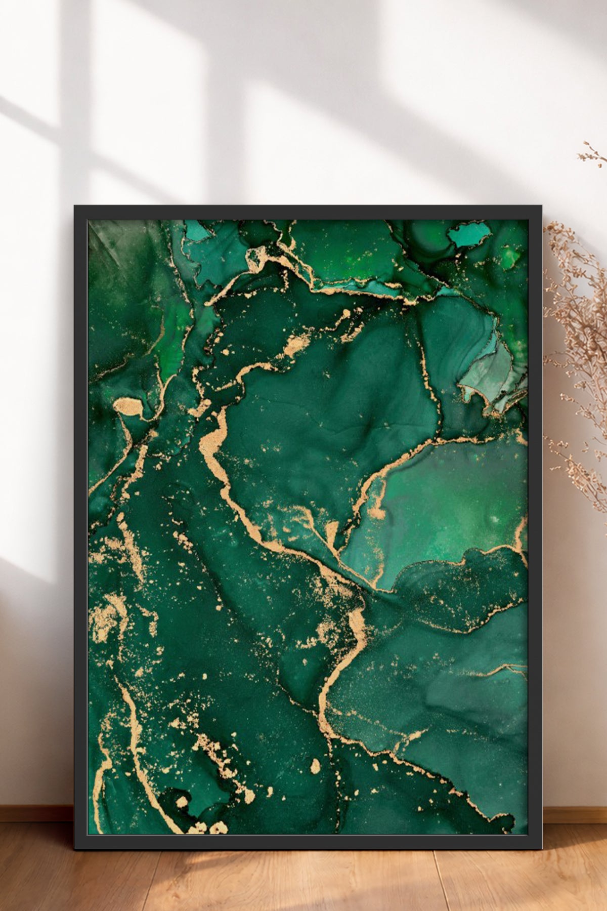 HOMEPACK Ahşap Çerçeveli Tablo Çerçeveli Poster Sanatsal Modern Duvar Dekoru BEK-8270