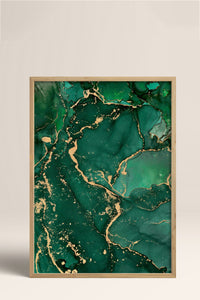 HOMEPACK Ahşap Çerçeveli Tablo Çerçeveli Poster Sanatsal Modern Duvar Dekoru BEK-8270