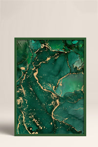 HOMEPACK Ahşap Çerçeveli Tablo Çerçeveli Poster Sanatsal Modern Duvar Dekoru BEK-8270