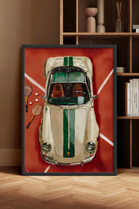 HOMEPACK Ahşap Çerçeveli Tablo Çerçeveli Poster Sanatsal Modern Duvar Dekoru BEK-8271