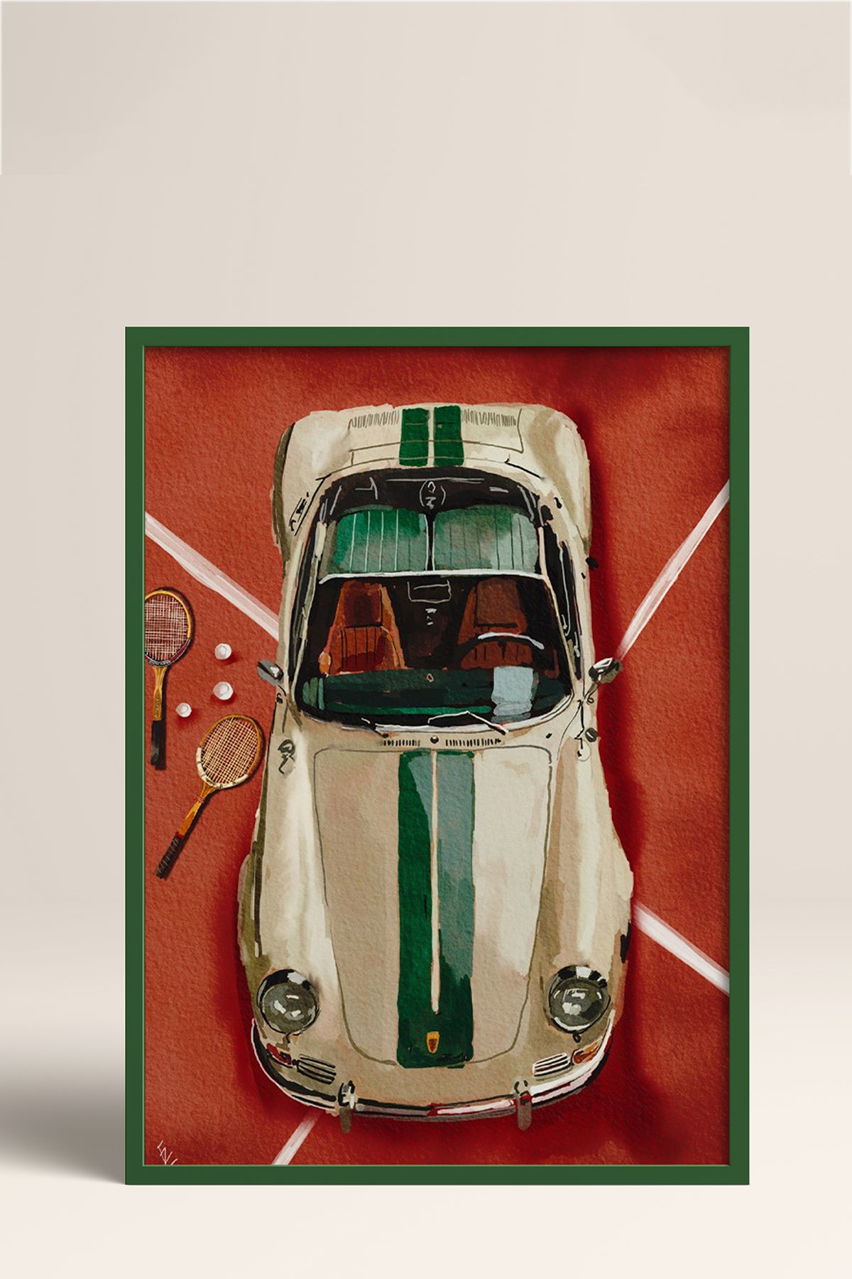 HOMEPACK Ahşap Çerçeveli Tablo Çerçeveli Poster Sanatsal Modern Duvar Dekoru BEK-8271