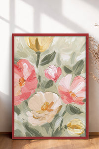 HOMEPACK Ahşap Çerçeveli Tablo Çerçeveli Poster Sanatsal Modern Duvar Dekoru BEK-8273